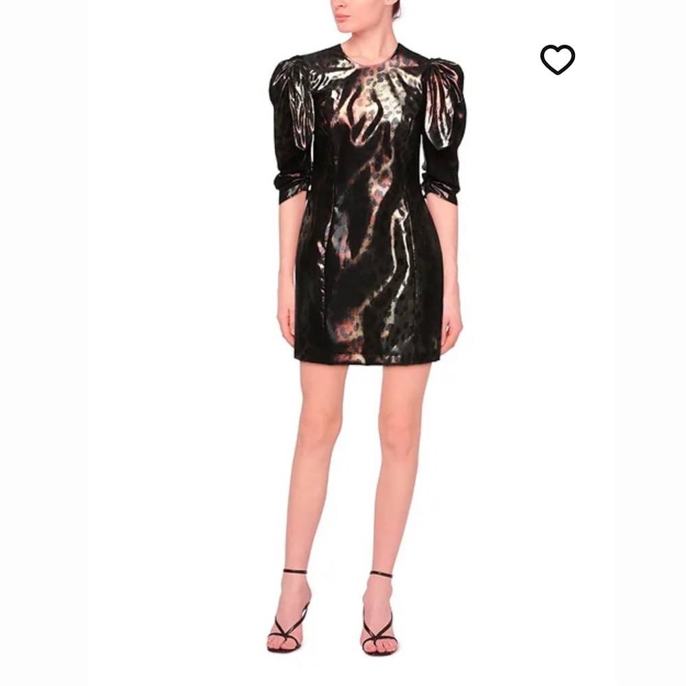 NEW $2,825 POP Animal PRINT VERSACE MINI LEOPARD DRESS 8 46 - Picture 5 of 16